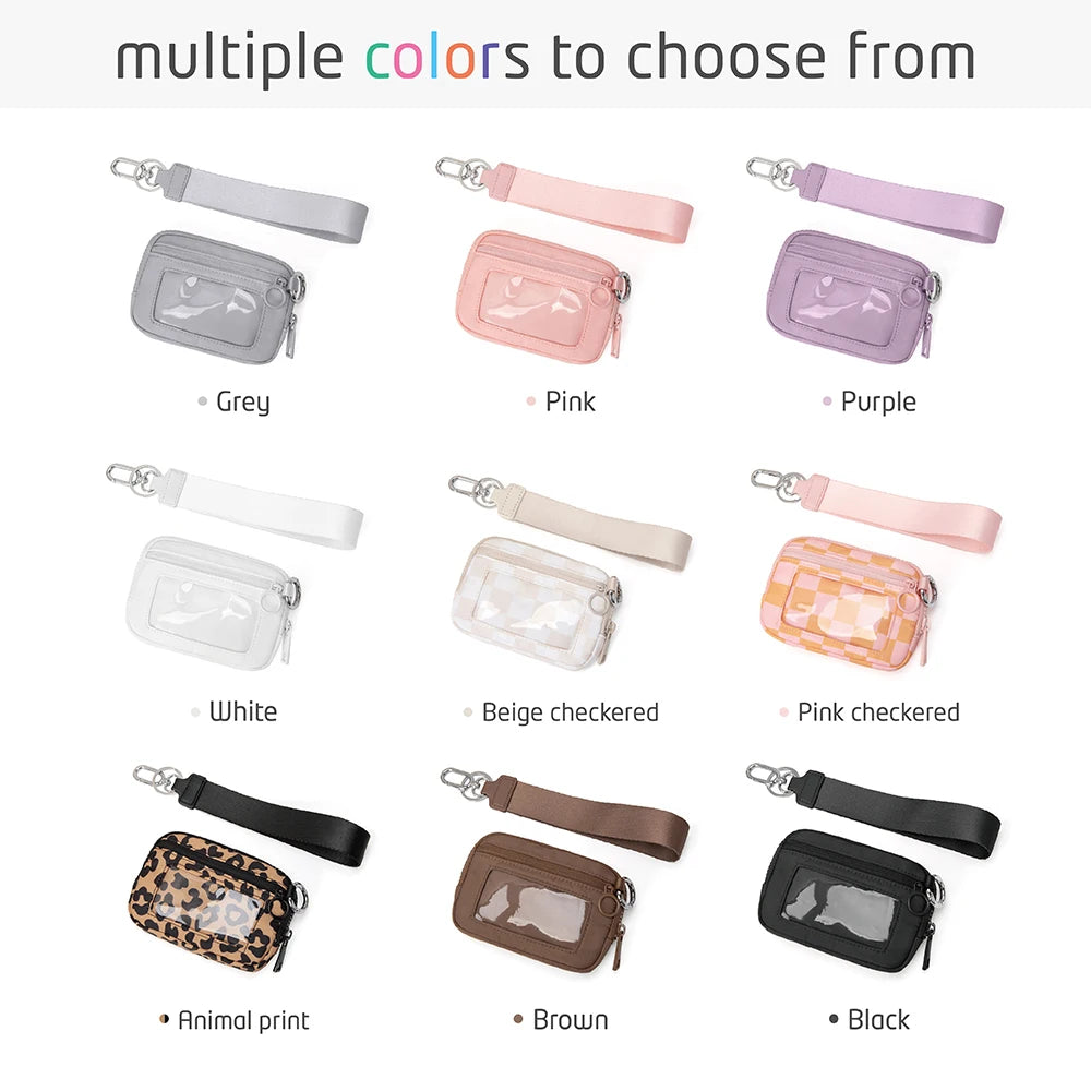 Iris Wallet - Compact Travel Organizer with Wrist Strap
