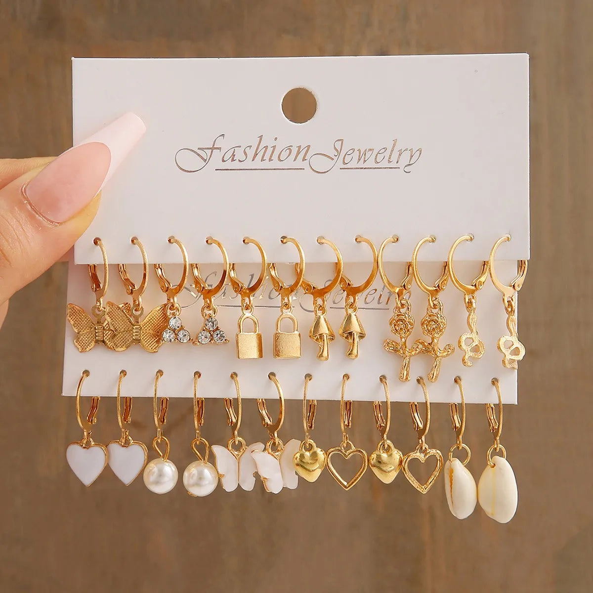 Boho Hoop Earring Set (24 Pcs)