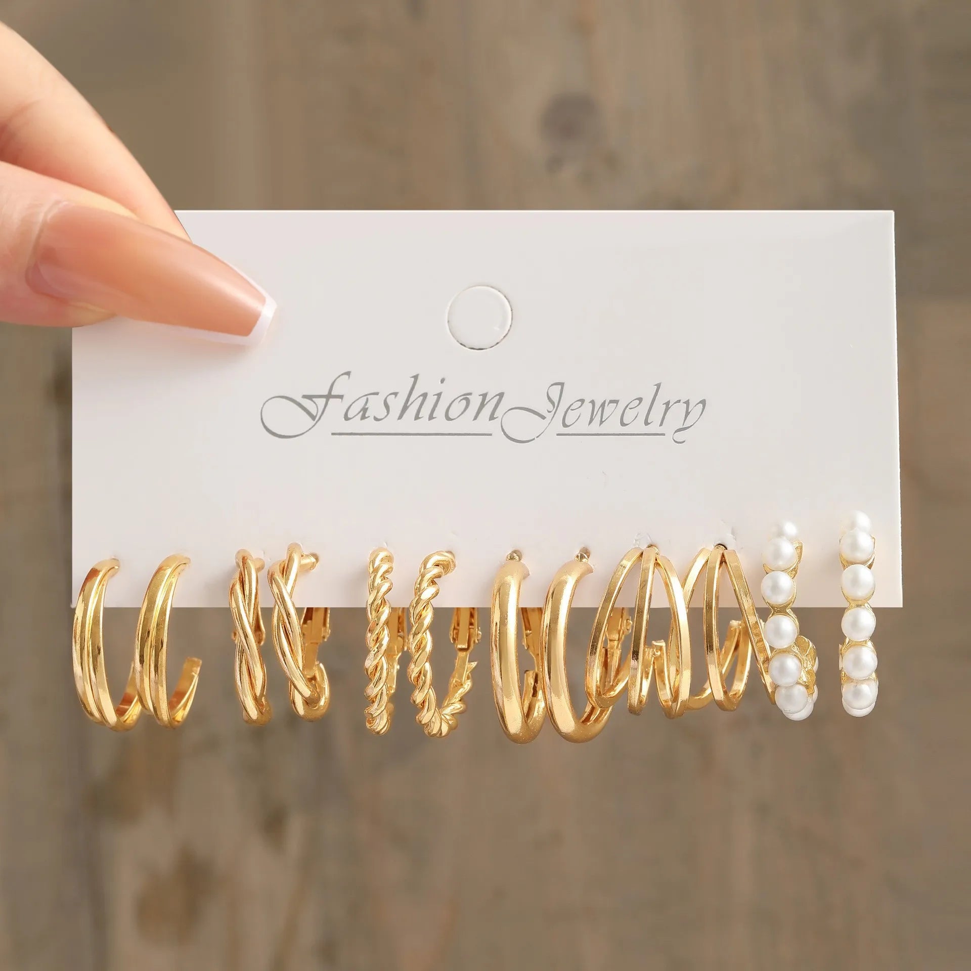 Boho Hoop Earring Set (24 Pcs)