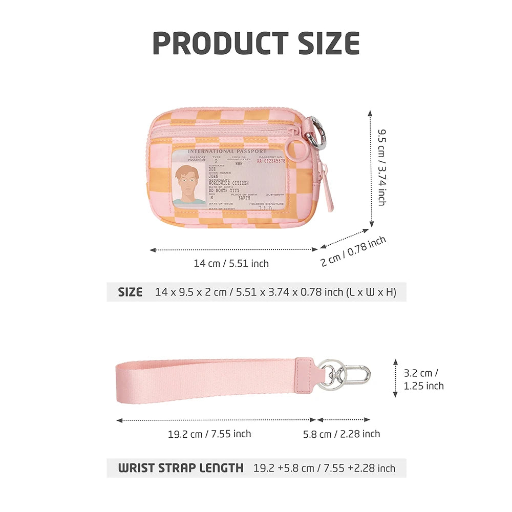 Iris Wallet - Compact Travel Organizer with Wrist Strap