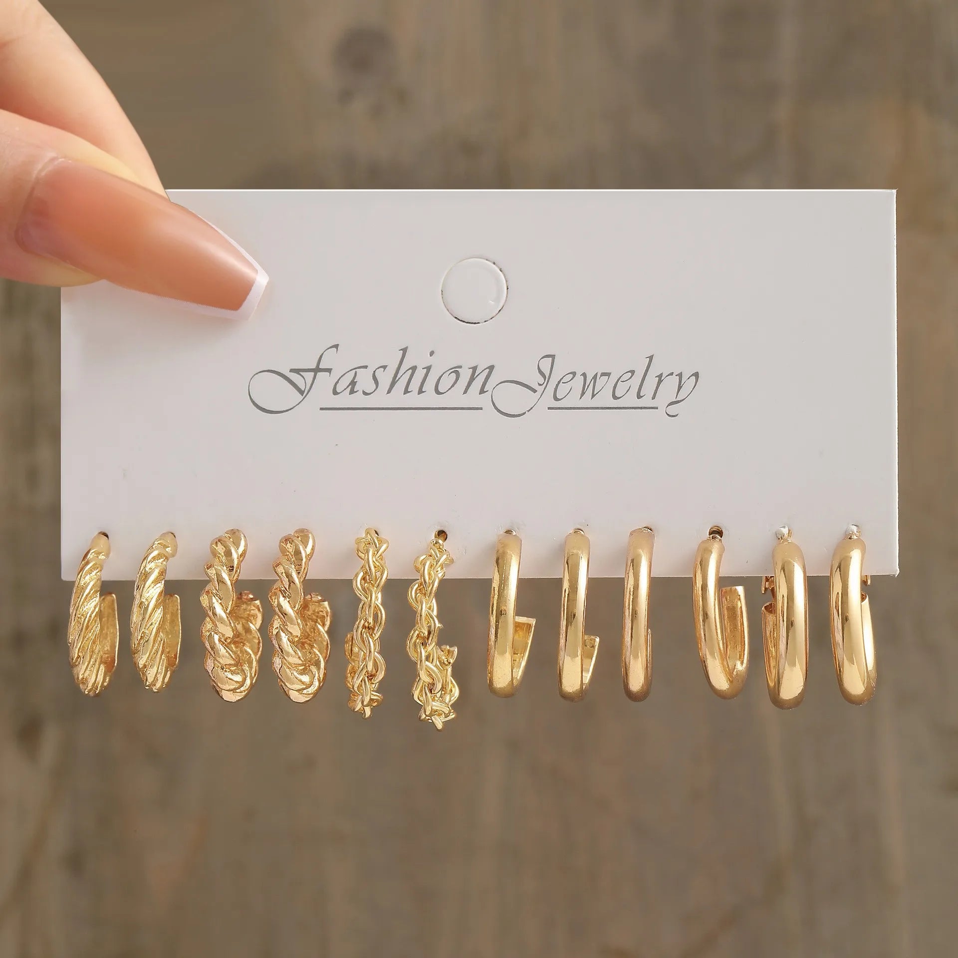 Boho Hoop Earring Set (24 Pcs)