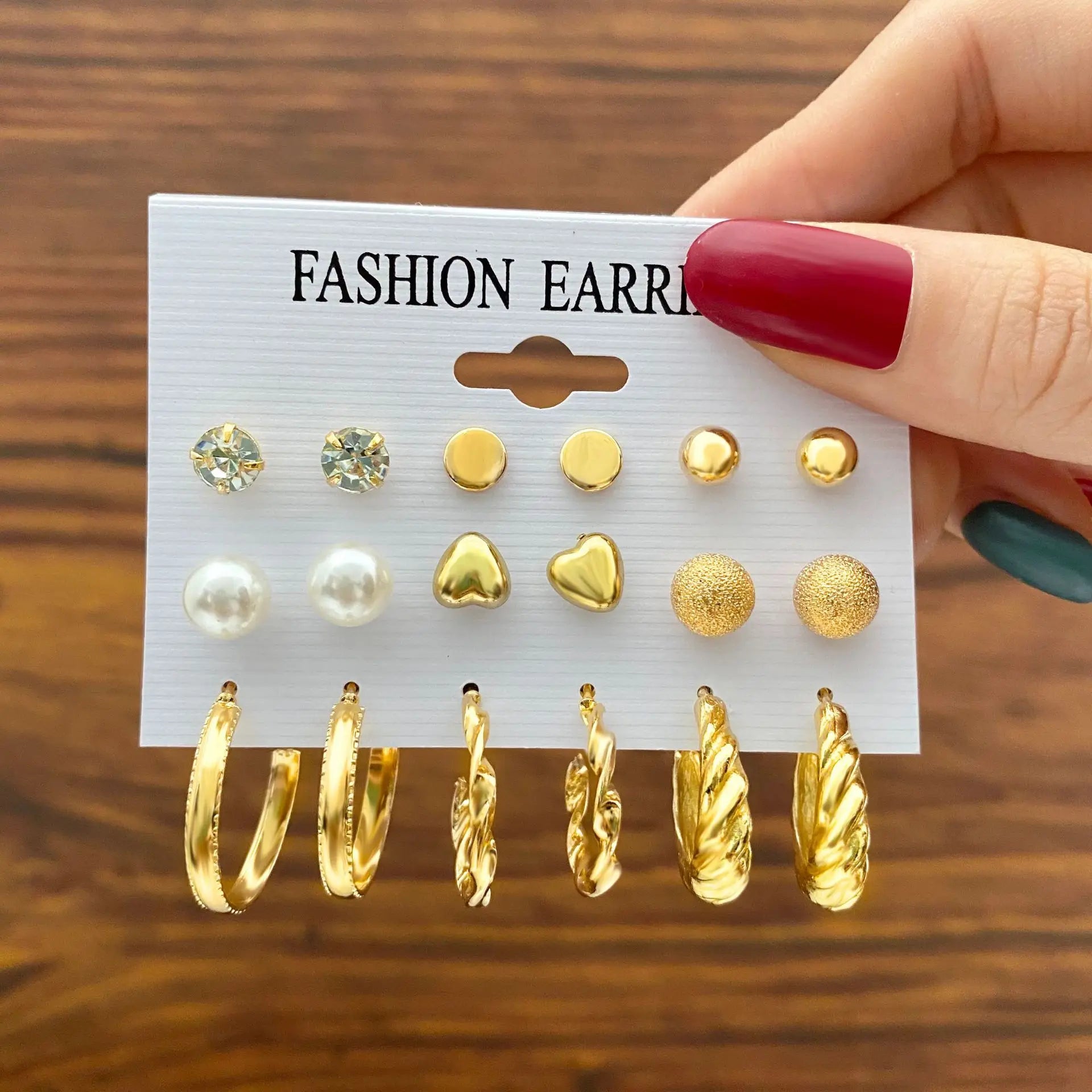 Boho Hoop Earring Set (24 Pcs)