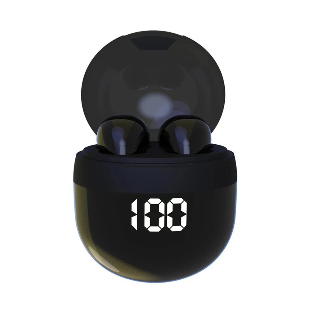 SK18 Wireless Bluetooth Earbuds - Ultra Mini with LED Display